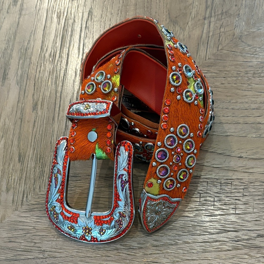 Vintage Kippys Swarovski Crystal Belt - Cowgirl Style